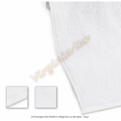 24 Prosope Fata Hotelier Engross 50x90cm 400gr/mp Alb Optic